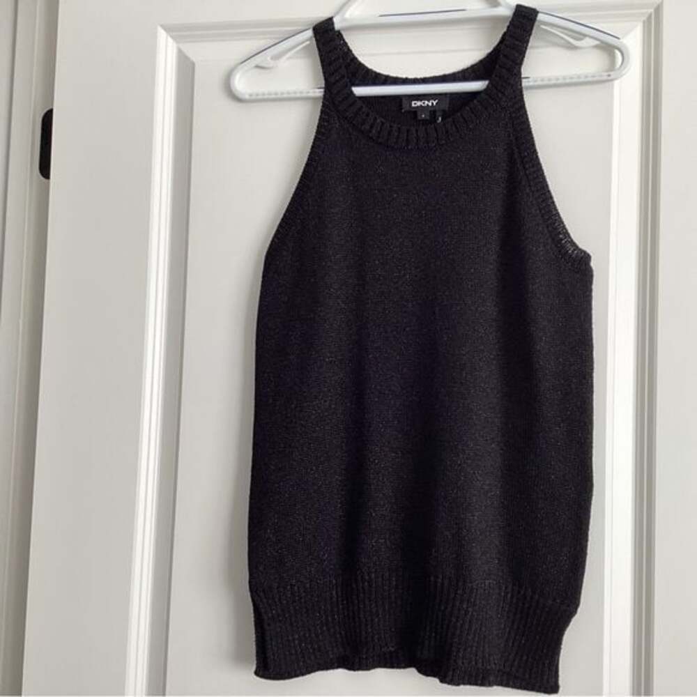 DKNY Black Knit Tank Top - Size S - NWOT